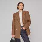 Double-breasted oversized blazer