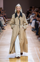 Wrapped trench coat